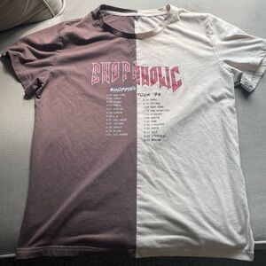 Two-Tone Graphic T-Shirt